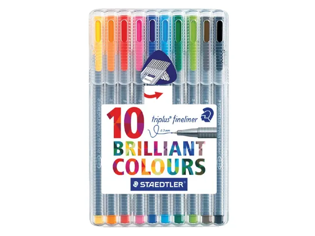 Fineliner Staedtler Triplus 334 assorti 0.3mm 10 stuks
