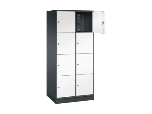 grootvolume-lockersysteem,HxBxD 1950x820x600mm,2x4vakken,cil.-slot