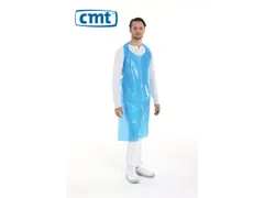 PE schort op blok blauw geruwd 125x80cm50 my 500 Stuks