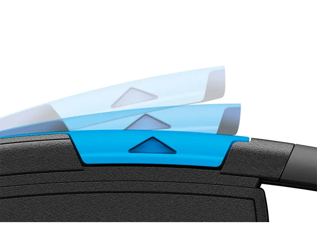Cutter Martor Secumax 320 rectangulaire 4mm noir