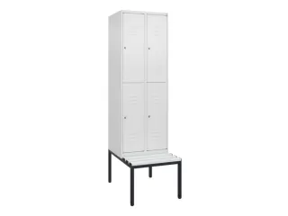 Dubbeldekse dekenkist,HxBxD 2120x600x815mm,2x2vak.,vak B 300mm - 1