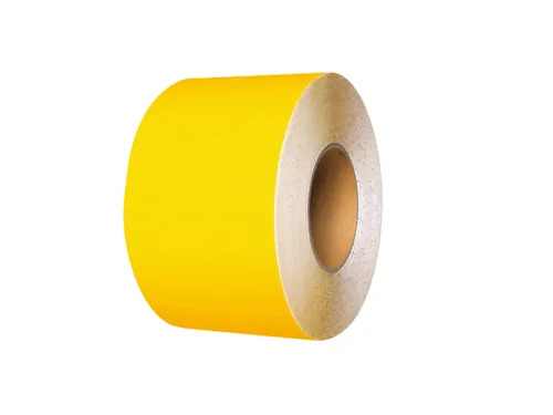 antisliplaag,geel,band LxB 18,3mx100mm,met antislip-eigenschappen