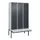 Z-garderobekast,HxBxD 2120x1200x815mm,6vak,vak B 400mm,draaigrendel