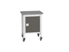 werkbank,verrijdbaar,HxBxD 930x700x600mm,linoleumblad