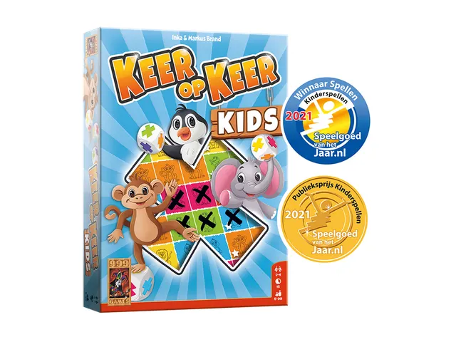 999Games Keer op Keer Kids dobbelspel 5+