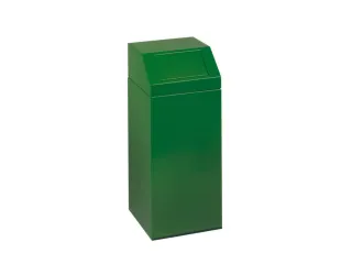 Afvalverzamelaar 76 Liter 890x380x380mm Sticker Groen Glas Ral6001 - 1