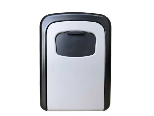 Sleutelkluis met combinatieslot 11.9 x 8.5 x 3.6cm Zwart Grijs