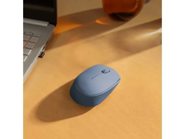 Logitech M171 draadloze muis Blauwgrijs Optisch Ambidextrous