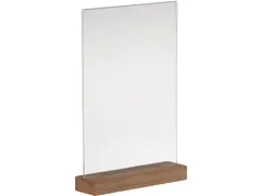 présentoir de documents Premium, pied en bois en T, ft A4, portrait