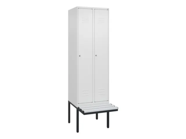 locker voor scheiding van kleding,HxBxD 2120x600x815mm,2vak