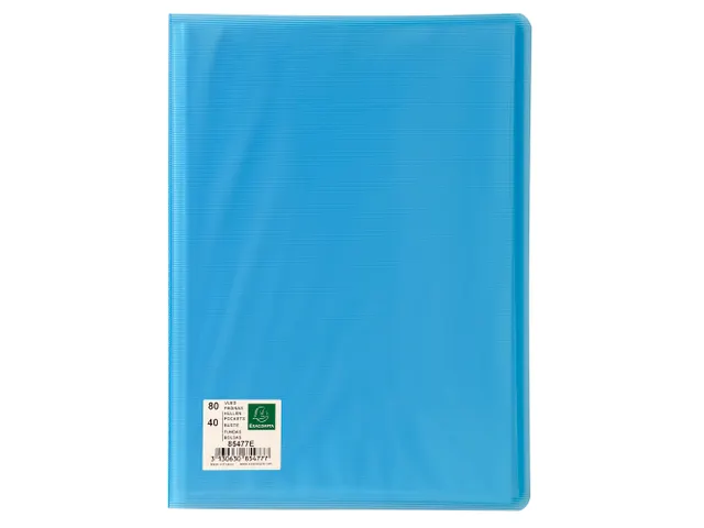 Protège-documents en polypropylène rigide Linicolor 80 vues - A4 - C