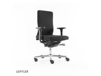 Löffler Bureaustoel met visco-elastische zitting Zwart