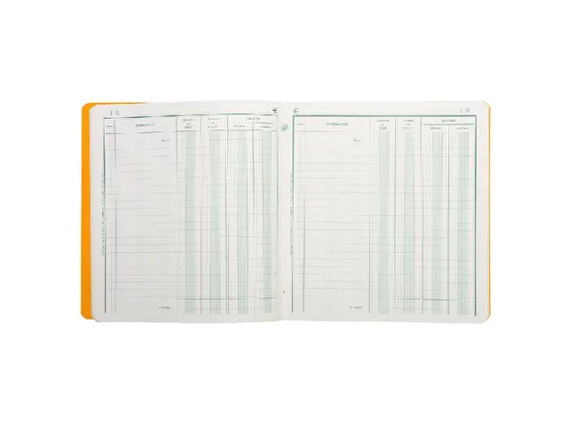 Piqûre position de compte 21x19cm 80 pages - Couleurs assorties