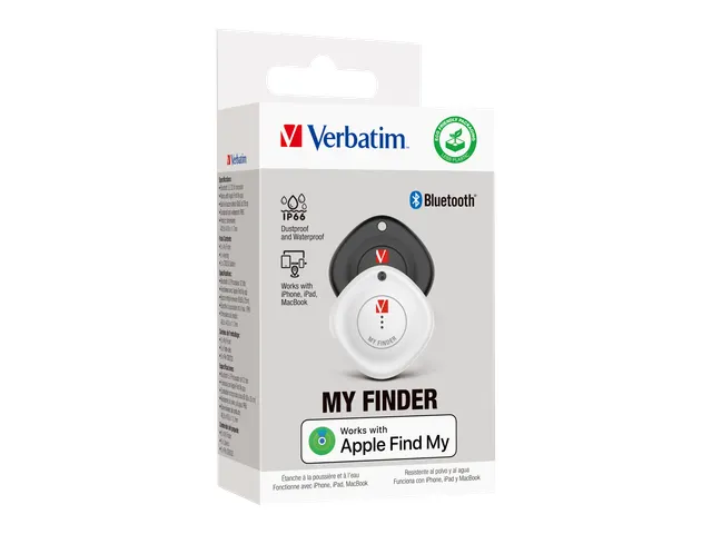 Verbatim My Finder Bluetooth Tracker Zwart En Wit 2 Stuks