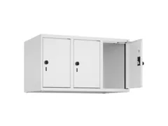 opzetkast,v. locker,3vak.,vak B 300mm,HxBxD 500x900x500mm,draaigrendel