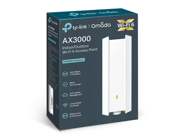 Tp-Link Ax3000 Gigabit Wlan Access Point Eap650-Out Wifi6