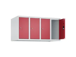 opzetkast,v. locker,4vak.,vak B 250mm,HxBxD 500x1000x500mm,vleugeldeur - 2
