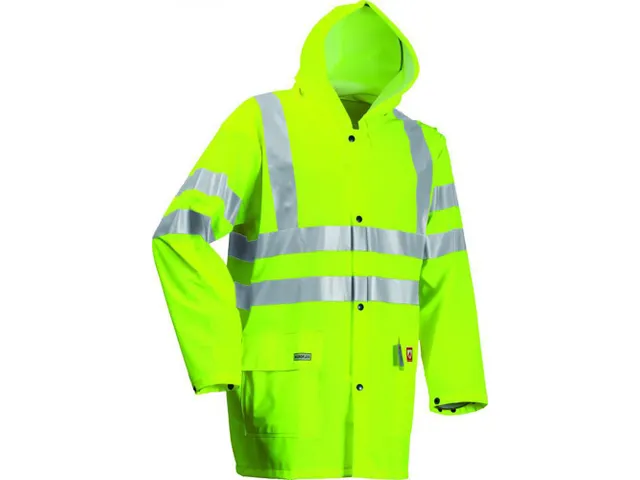 Lyngsøe FR-LR255 hi-vis regenjas, fluo geel, maat 3XL, per stuk