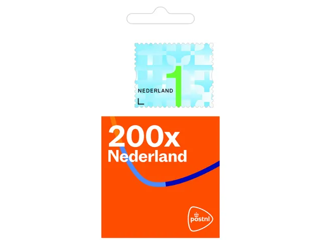 Postzegel NL waarde 1 zelfklevend 200 stuks