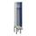 locker met bank,voor scheiding van kleding,HxBxD 2120x300x815mm,1vak