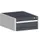 ladekast HxBxD 250x525x650mm 1lade RAL7035 front RAL7016