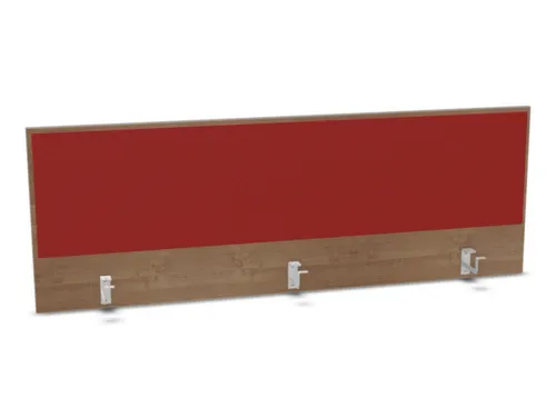 opzetpaneel,v. bureau,aanbouw achter,B 1600mm,NT-cherry,BN4011-rood