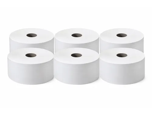 Toiletpapier Maxi Jumbo 2-Laags Eco Cellulose 6 Rol