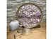 Wandklok Nextime dia 40cm Paars Hout Yogi