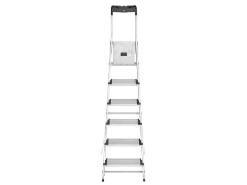veiligheidsladder,eenzijdig,6 XXL treden,Stand H 1,28m,balk L 2,09m