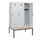 locker met bank,HxBxD 1950x1200x815mm,3vak,vak B 400mm,draaigrendel
