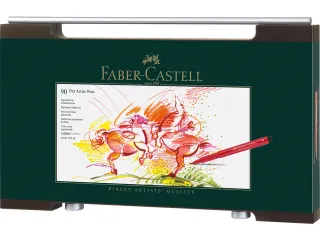 Tekenstift Fc Pitt Artist Pen Houten Koffer 90 delig - 3