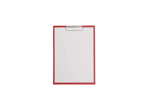 Klembord MAUL PVC folie Rood A4 staand