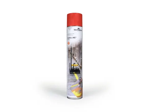 Vloer markeerspray DURALINE 750 ml Rood