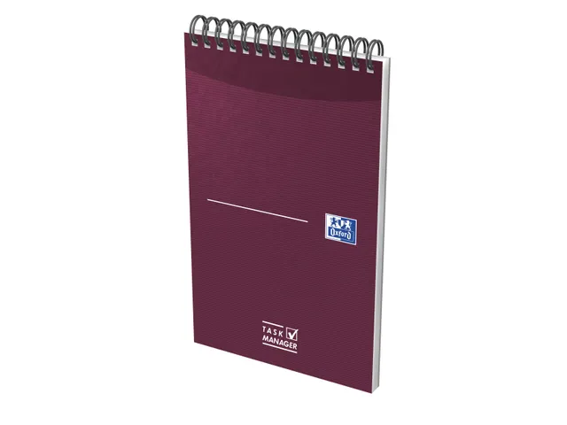 task manager 125x200mm Essen tials 140 pages 2 colors assorted