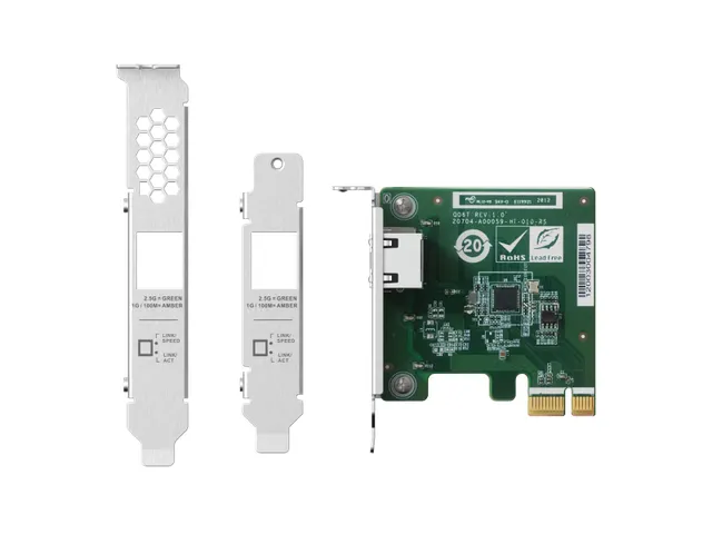QNAP QXG-2G1T-I225, Intern, Bedraad, PCI Express, Ethernet, 2500 Mbit/