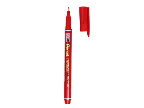Pentel NF450-B Permanente marker Extra Fijne punt 1,2mm Rood
