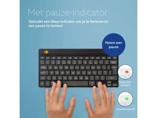 Toetsenbord R-Go Ergonomisch Compact Break QWERTY zwart - 7