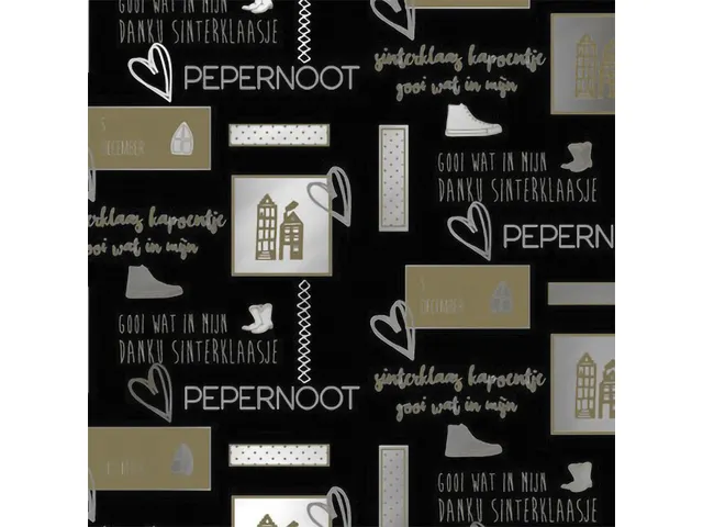 Cadeaupapier Kangaro Sint assorti 70 x 200 cm, 60 rol