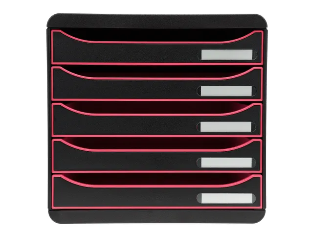 Ladenbox A4+ BIG BOX PLUS BlackOf fice zw/framboos/zw