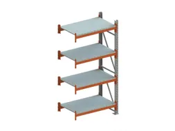 Breedvakstelling Aanbouwveld 2700x1385x800mm 4 Stalen Legborden