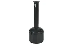 Staande asbak,HxBxD 950x358x328mm,PP,1binnenbak,romp donkergrijs