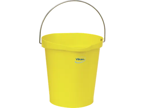 Hygiene 5686-6 emmer 12 liter geel maatverdeling en schenktuit