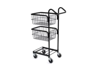 Miniwagen 2Manden Draagvermogen 50Kg L X B 650X 360Mm Zwart - 2