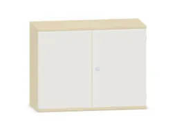 kantoorkast,HxBxD 770x1000x430mm,decor romp esdoorn,decor front wit