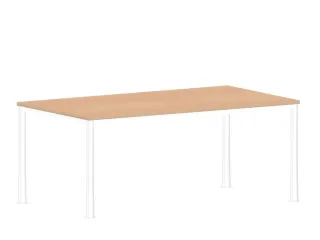 In hoogte verstelbaar bureau,HxBxD 720-840x1800x1000mm,NE-esdoorn - 2