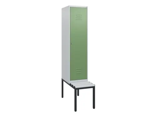 locker met bank,HxBxD 1950x400x815mm,1vak,vak B 400mm,cil.-slot