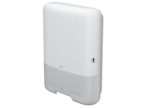 Tork 553000 H3 C-vouw en Z-vouw Handdoek Dispenser Elevation Wit