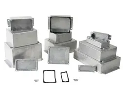 Waterdichte Gegoten Aluminium Behuizing Met Flens