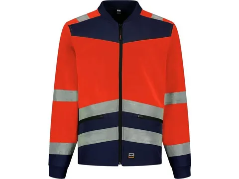 Tricorp 403021 softshell, rood/marineblauw, maat 2XL, per stuk