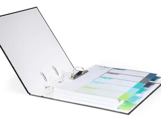 Tabbladen A4+ 5-delig met voorblad genummerd 1-5 PP personaliseerbaar - 3